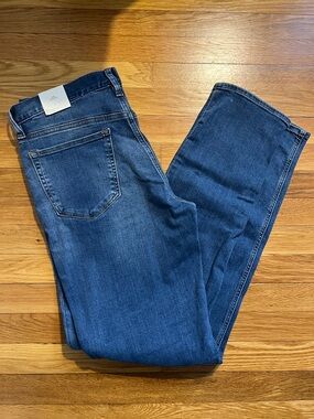 Banana Republic Men's Indigo Blue Slim Straight Jeans